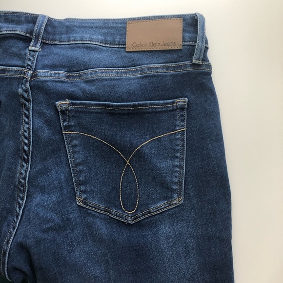 Calvin Klein Jeans Denim - Calvin Klein Denim Ankle Skinny Blue Jeans